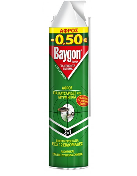 Baygon Αφρός για έρποντα έντομα 400ml